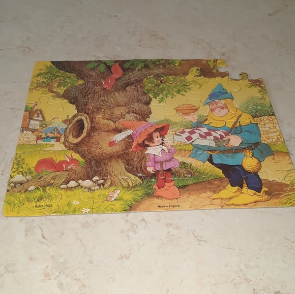 Vintage Falcon Simple Simon Met A Pieman Puzzle Puzzletime Jigsaw - Picture 1 of 13